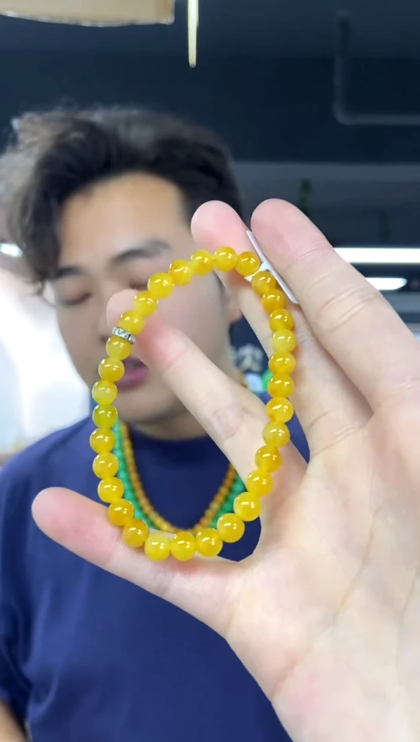 未镶嵌手链翡翠多样性发其一颜色微差