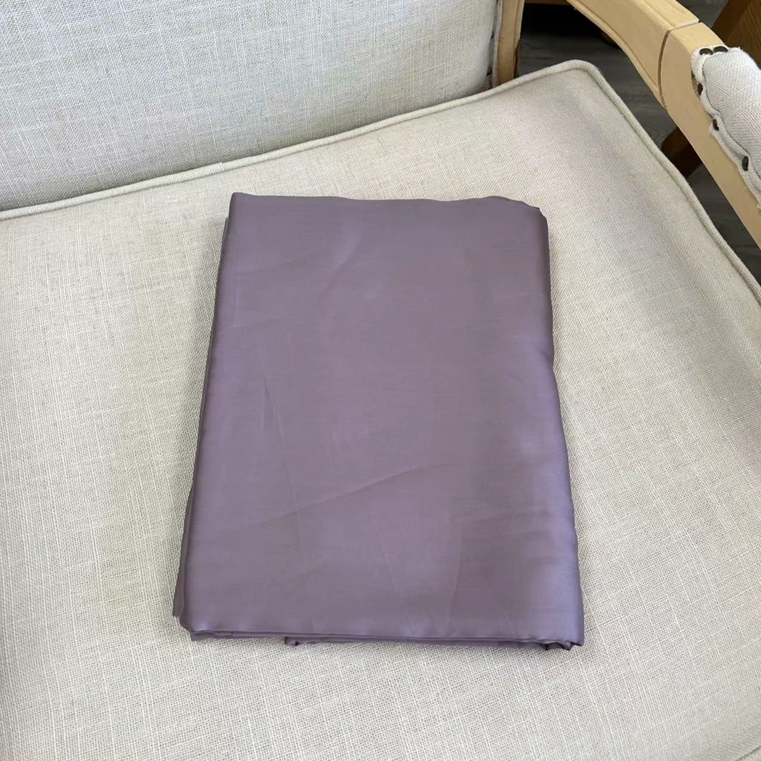 B5873 东帝兴100s天丝床单灰紫色245*250 精致轻奢机洗凉感小清新