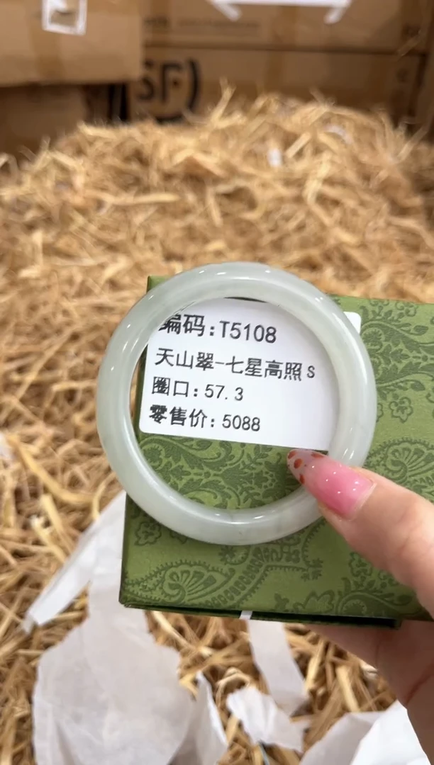未镶嵌手镯石英质玉T5108