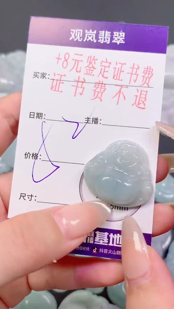 翡翠未镶嵌颈饰保A保天然