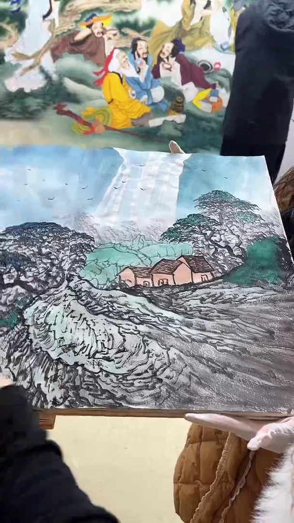 【闪购商品】国画张金专 国画作品