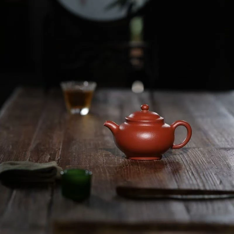 【利贞l匠韵·壬寅潘壶】九瀚制 原矿大红袍黑骨烧 全手工制约150cc