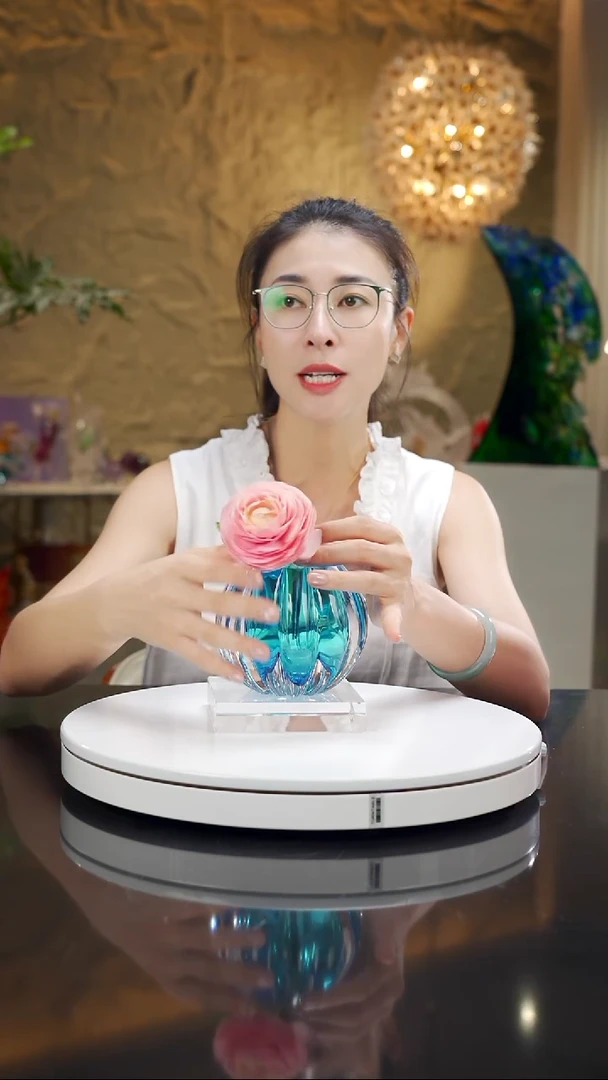 瓷片福利宝石蓝南瓜香薰瓶