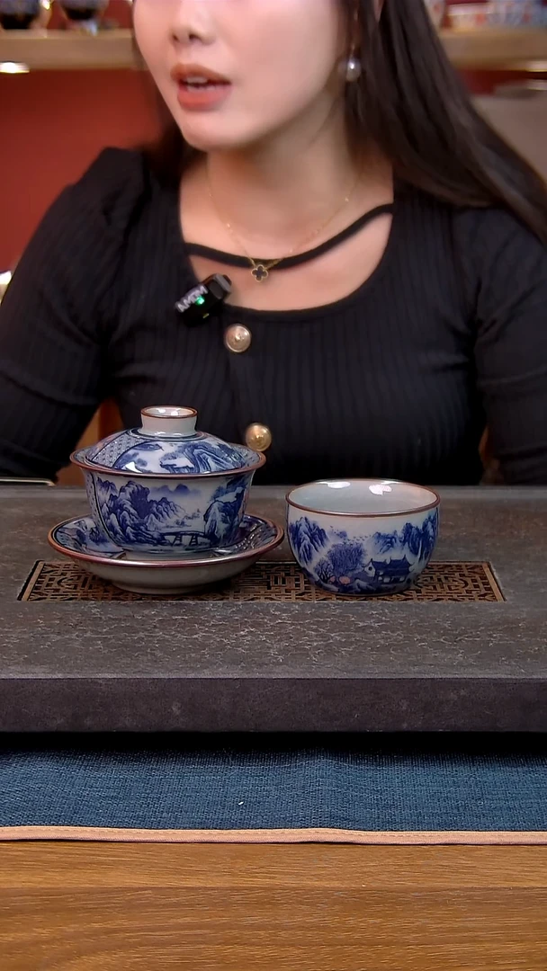 简装家用款2件套 老陶泥开片纹陶瓷茶具