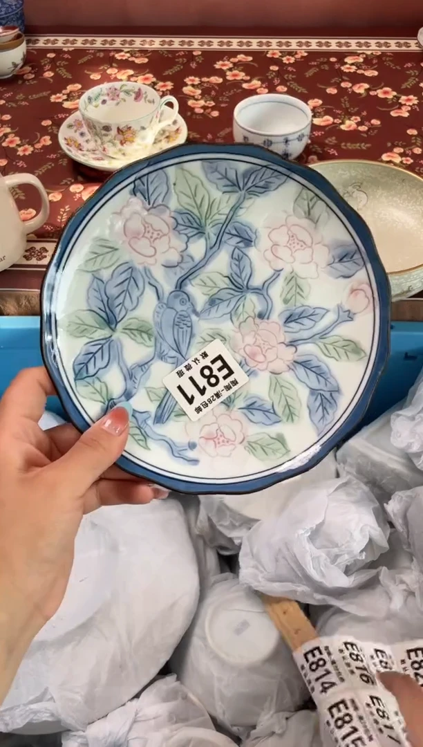 瓷片美*瓷器瓷器E811