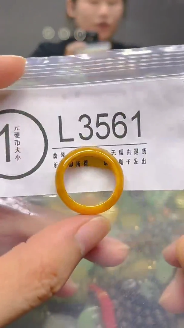 颈饰未镶嵌翡翠19.2mm/ L /翡翠A货，一件也是批发价