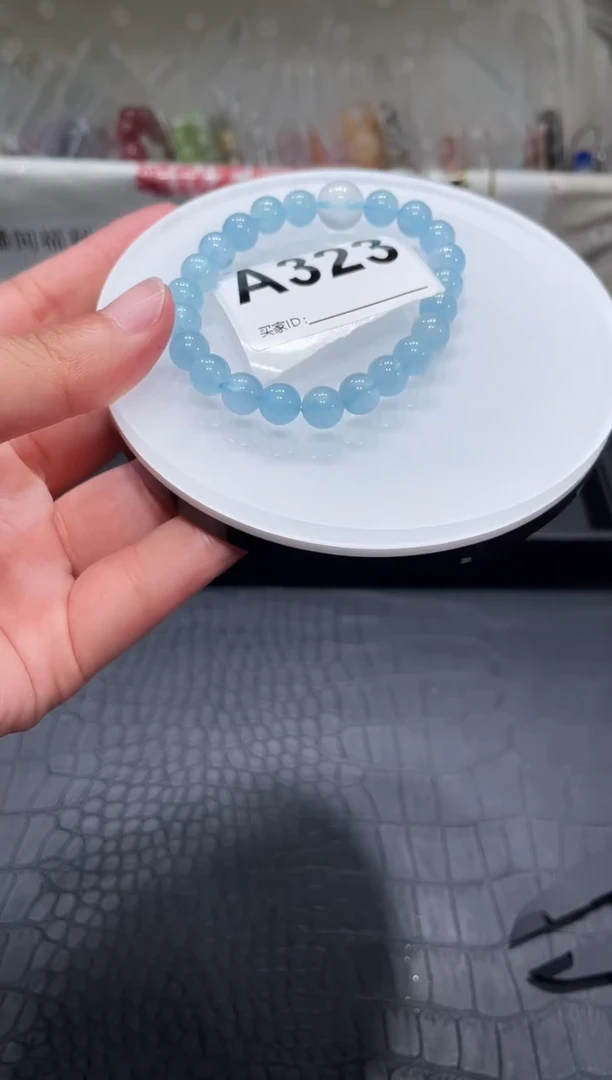 未镶嵌手链水晶A323 蓝精灵