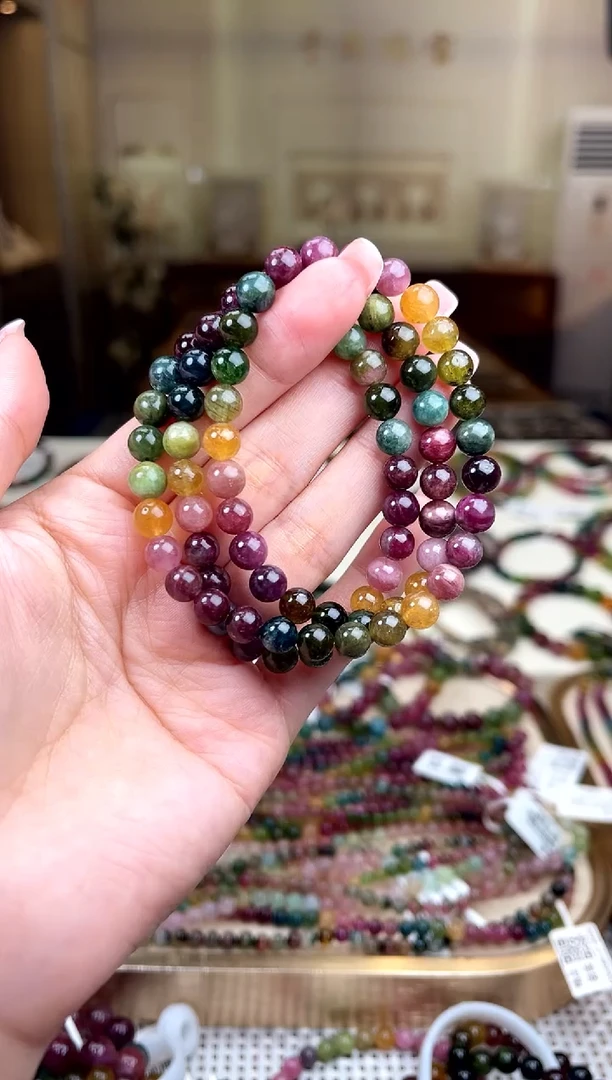 【闪购商品】碧玺/未镶嵌6mm+碧玺多圈多样性发货