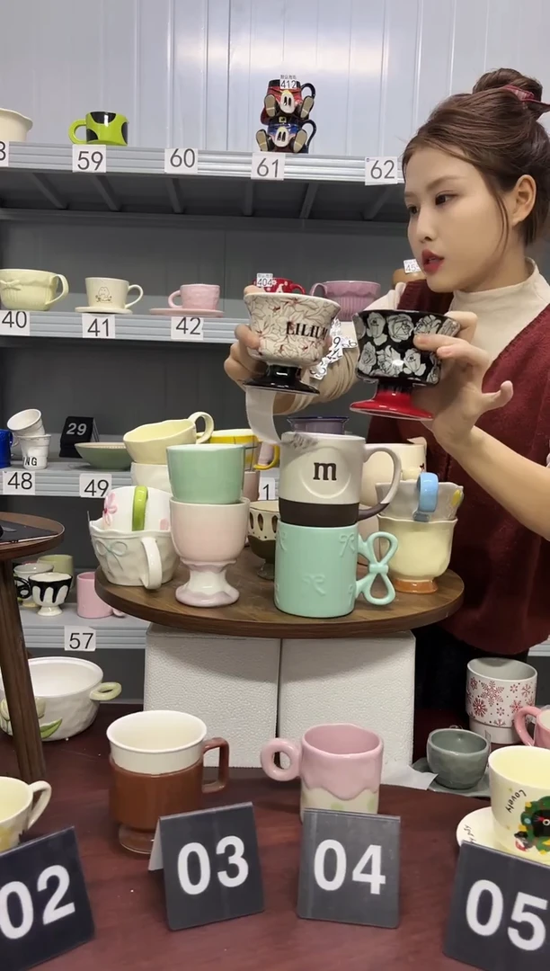 陶瓷无盖款陶瓷无盖款正品马克杯带礼盒一对