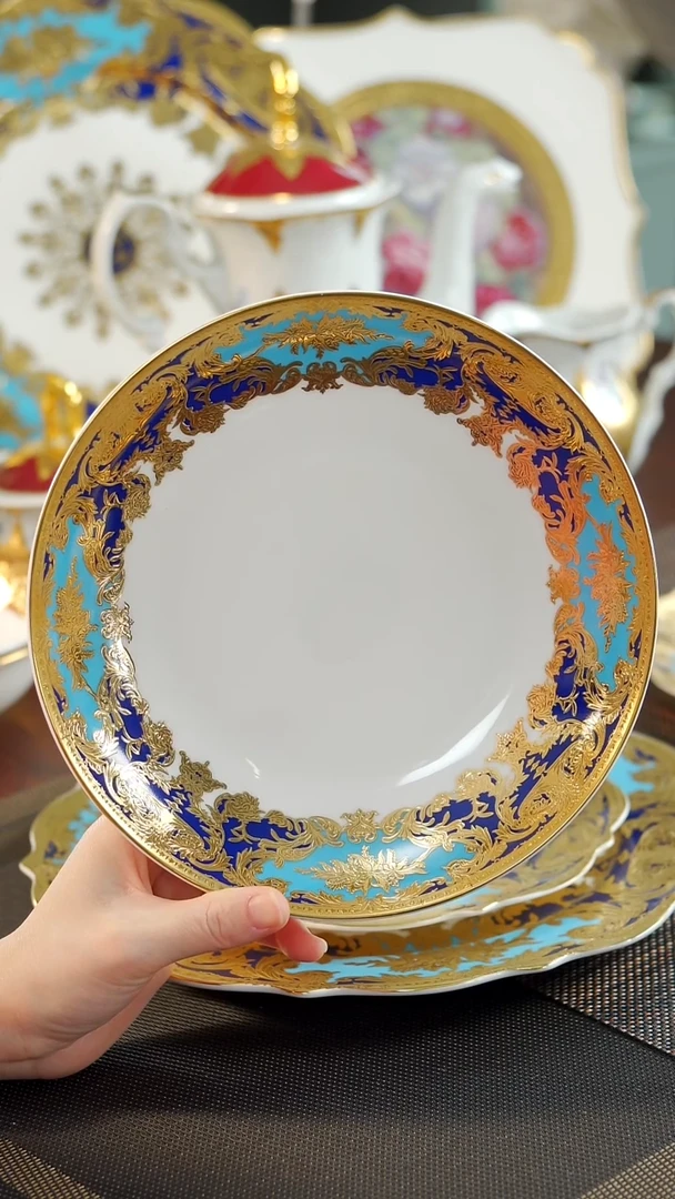 【闪购商品】瓷片8英寸深菜盘 福利价