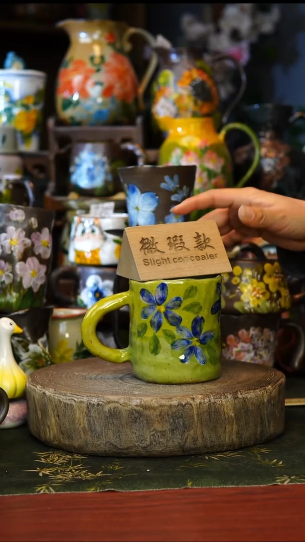 陶瓷62景德镇手工手绘釉下彩