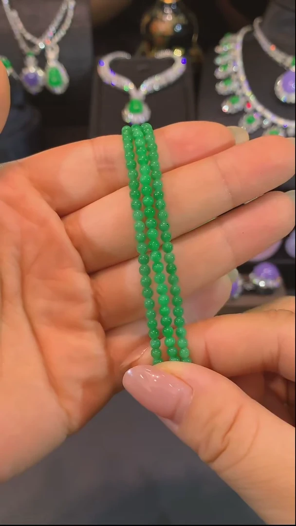 项链未镶嵌翡翠珠链