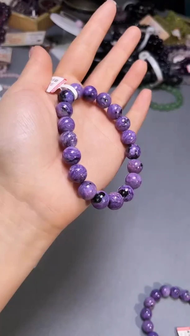 未镶嵌查罗石（紫龙晶）手串10/038多样性发一件