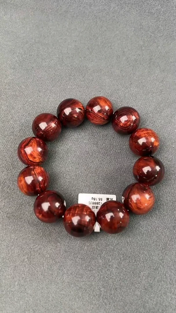 手串/手链黄花梨/降香黄檀保真海黄2.0正紫油梨褶皱水波瘤疤老料