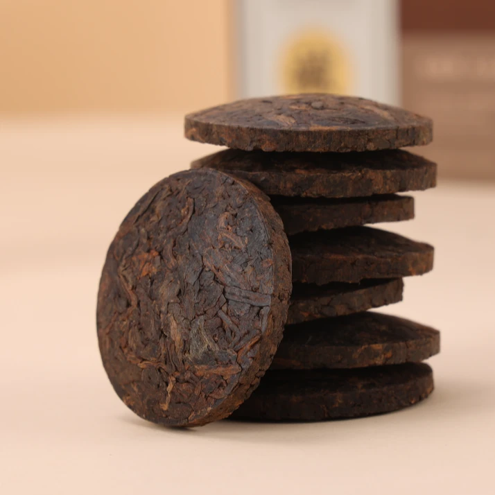 【丹妮茶叶】普洱熟茶饼双拼礼盒宠粉福利9号