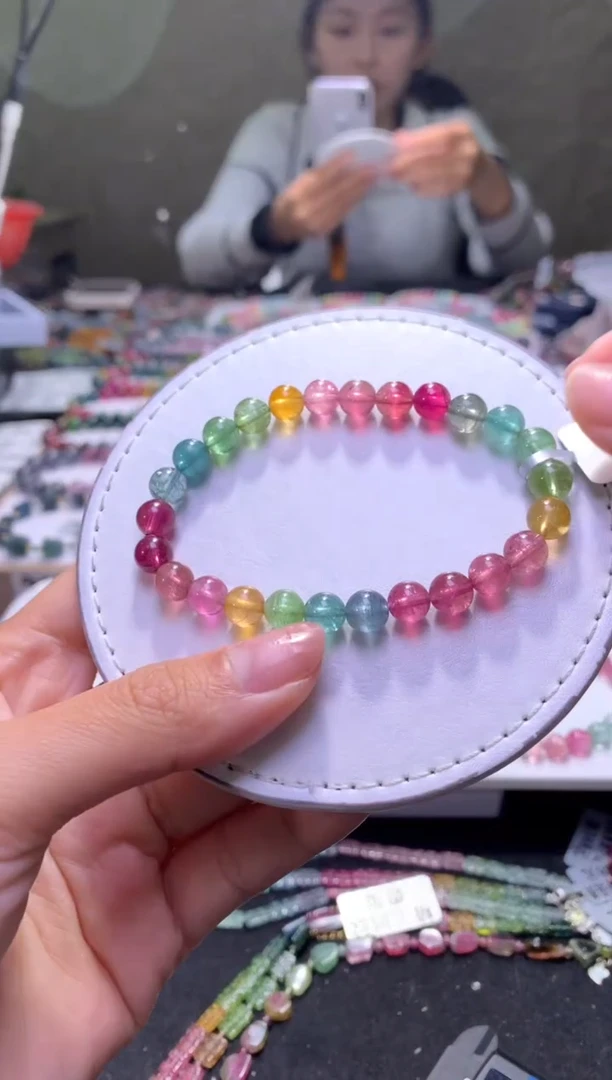 未镶嵌手串碧玺A73【天然碧玺】