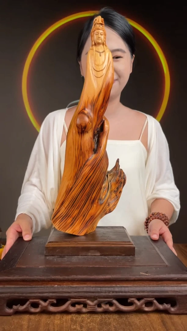 柏木（崖柏）手工摆件,先抢先得! 编号:108