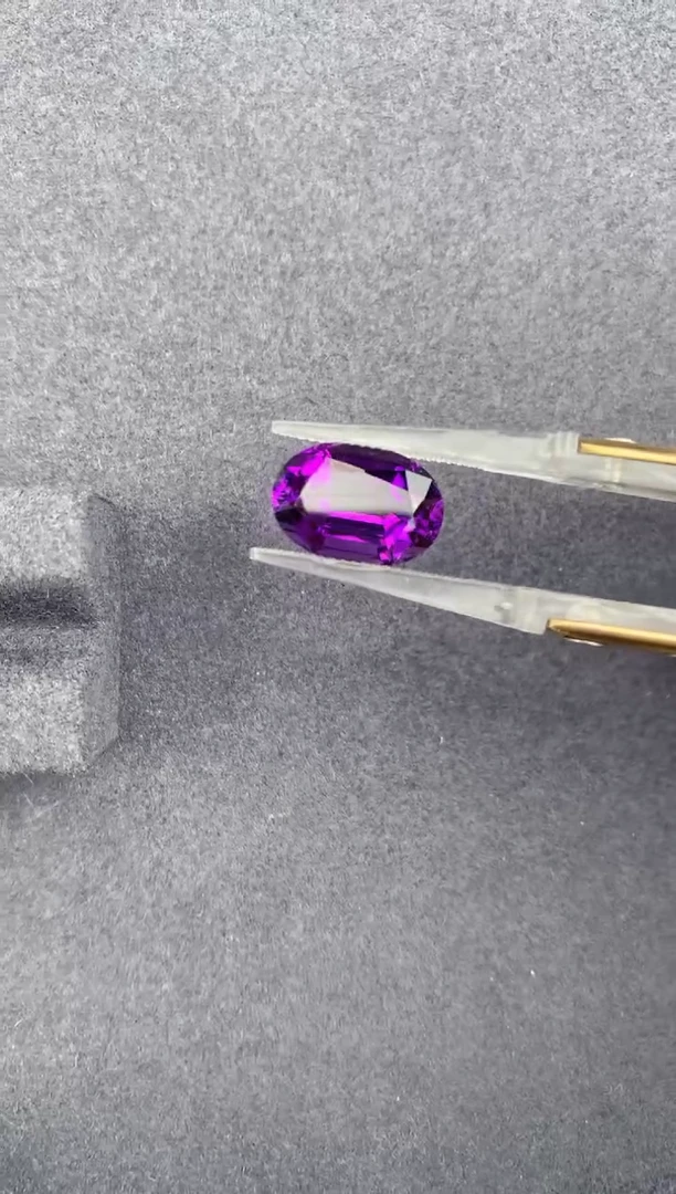 紫晶珠宝半成品未镶嵌6.5ct紫水晶 GF
