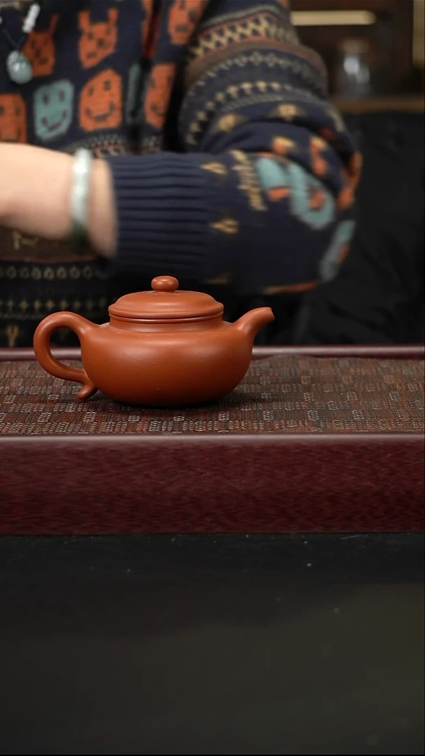 茶壶紫砂wh朱泥仿古