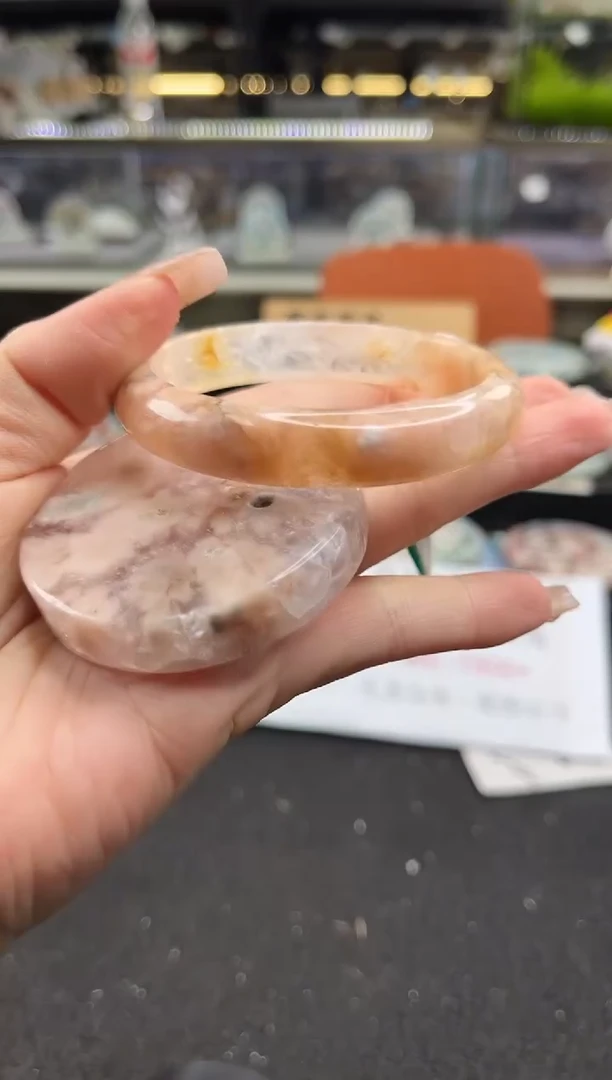 未镶嵌手镯石英质玉56圈口（赠品镯心）1438952