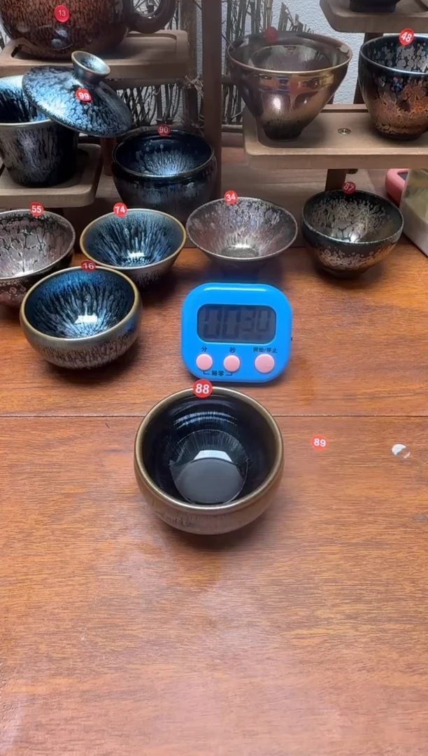 茶盏何*龙88号建盏工匠茶器