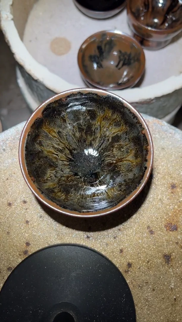 【闪购商品】茶盏见盏茶器宋钰龙窑柴烧61号