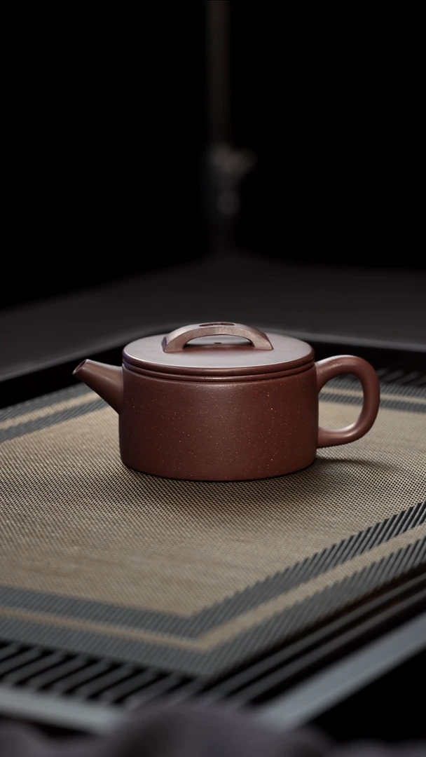 茶壶紫砂全手工底槽清汉瓦200cc