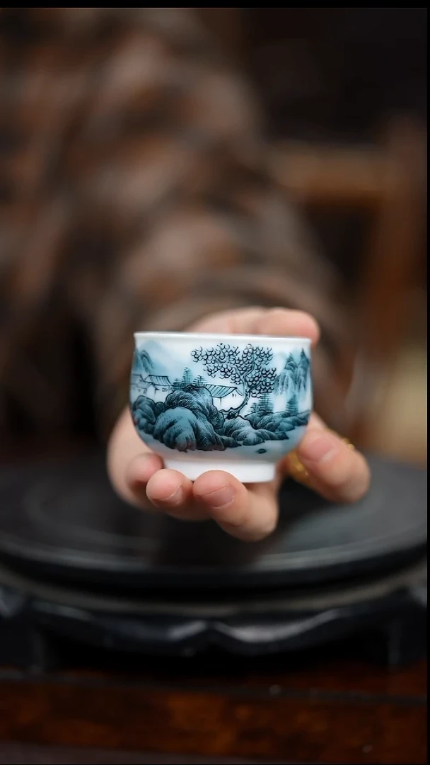 摆件瓷LXM0124/2景德镇