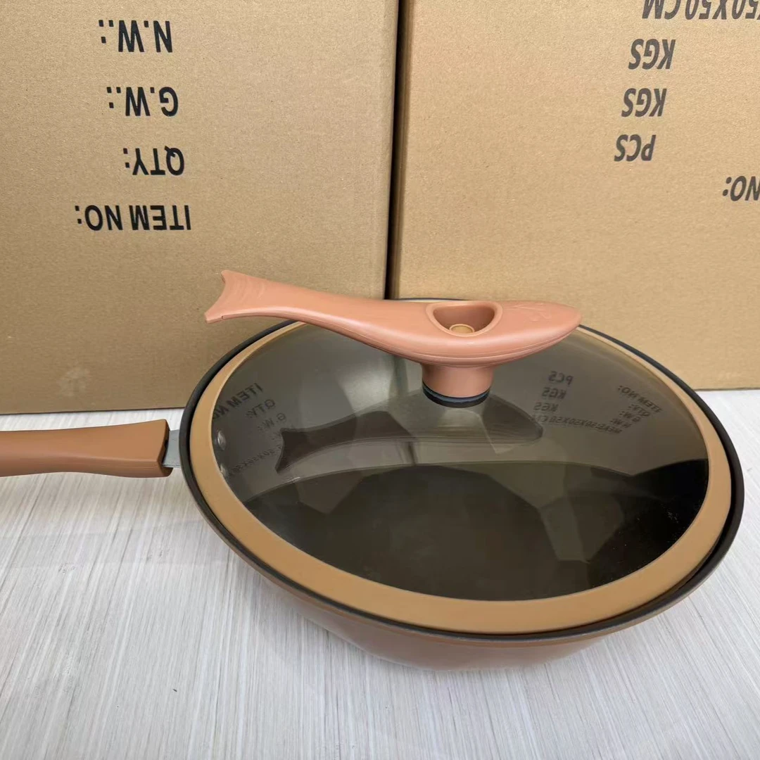 高颜值炒釜带盖     DY