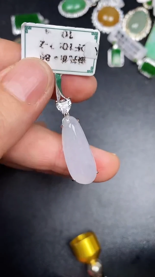 银S925镶嵌戒指翡翠1420