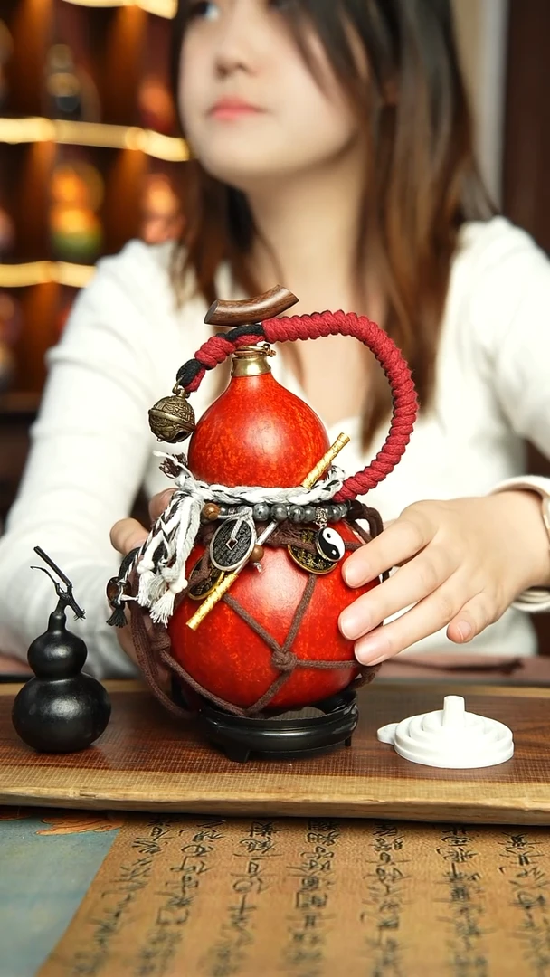 203号精品大漆酒葫芦防腐防渗装水茶酒
