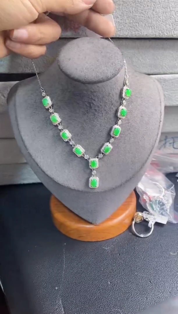 银S925镶嵌戒指翡翠11-11----3