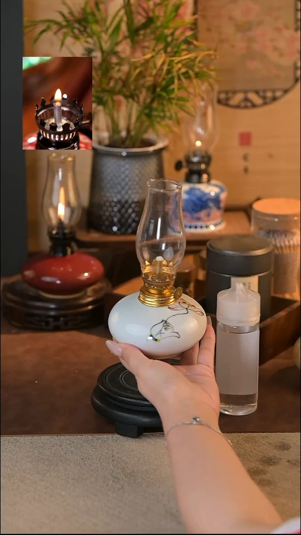 景德镇陶瓷香薰灯摆件