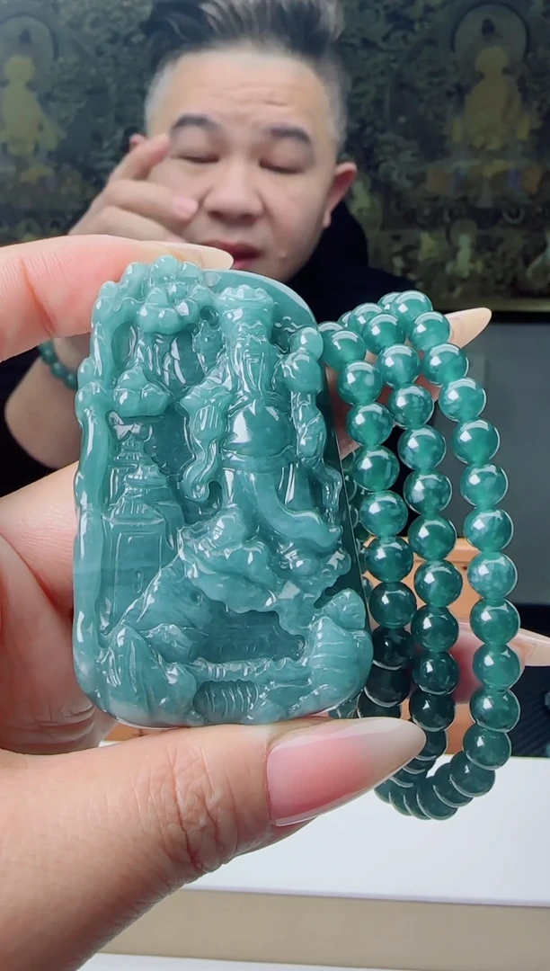 【闪购商品】翡翠颈饰未镶嵌多样性随机一件发货