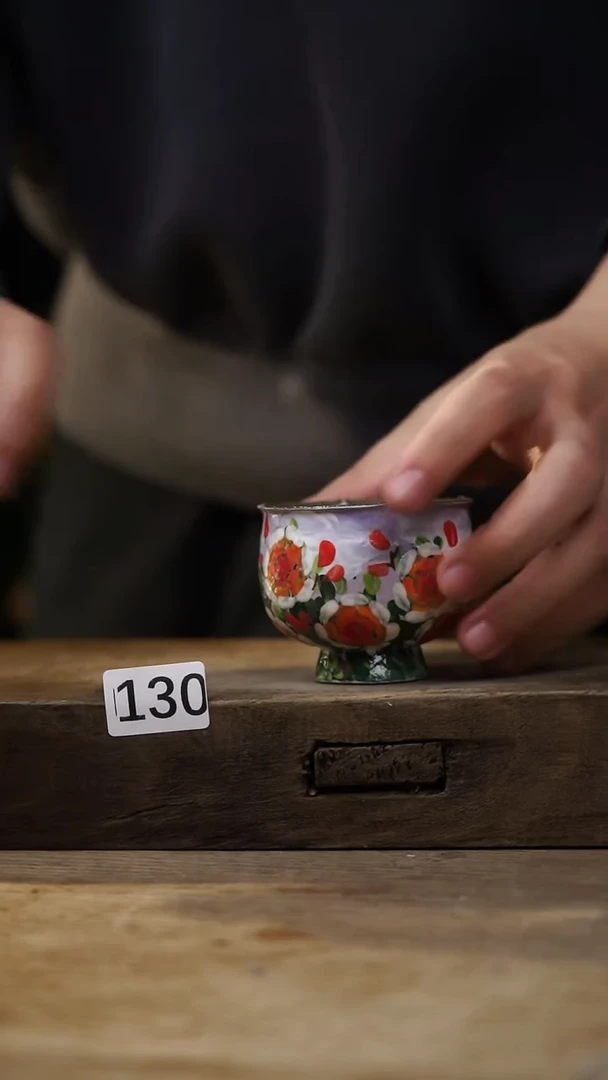 瓷片油画风·彩绘·设计师石一款