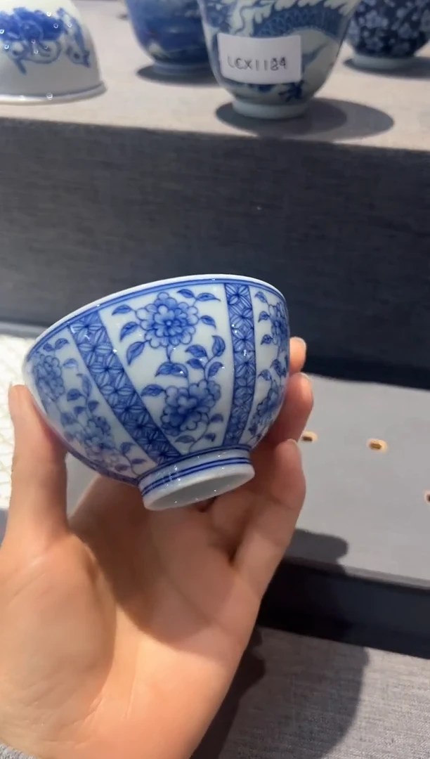 天青烟雨开窗牡丹单杯福利价格