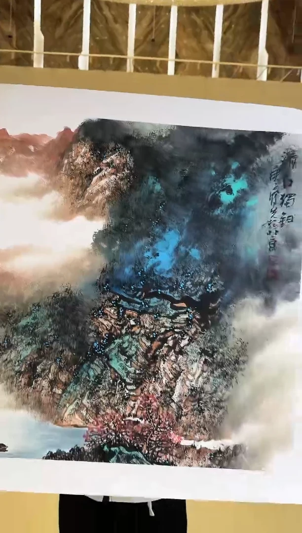 国画22送书众合郝凤先老师作品