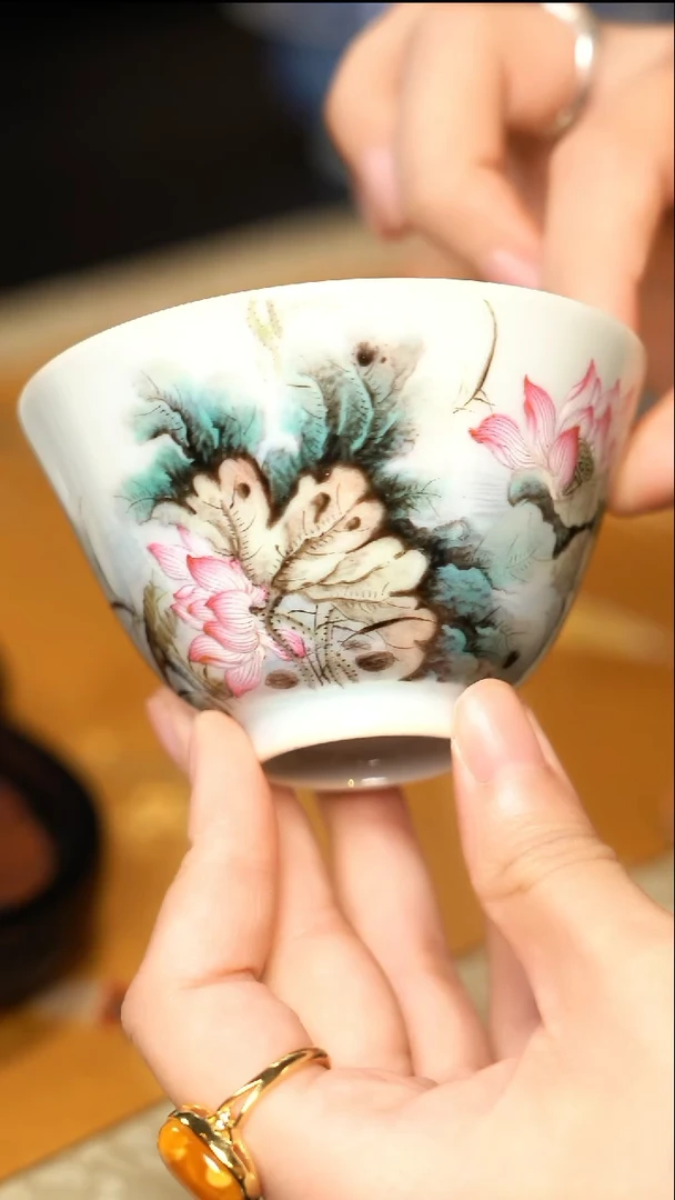 L红丰窑红丰珍藏 荷花单杯