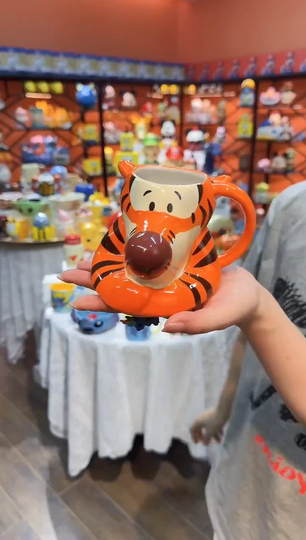 瓷片@@跳跳虎杯子陶瓷杯