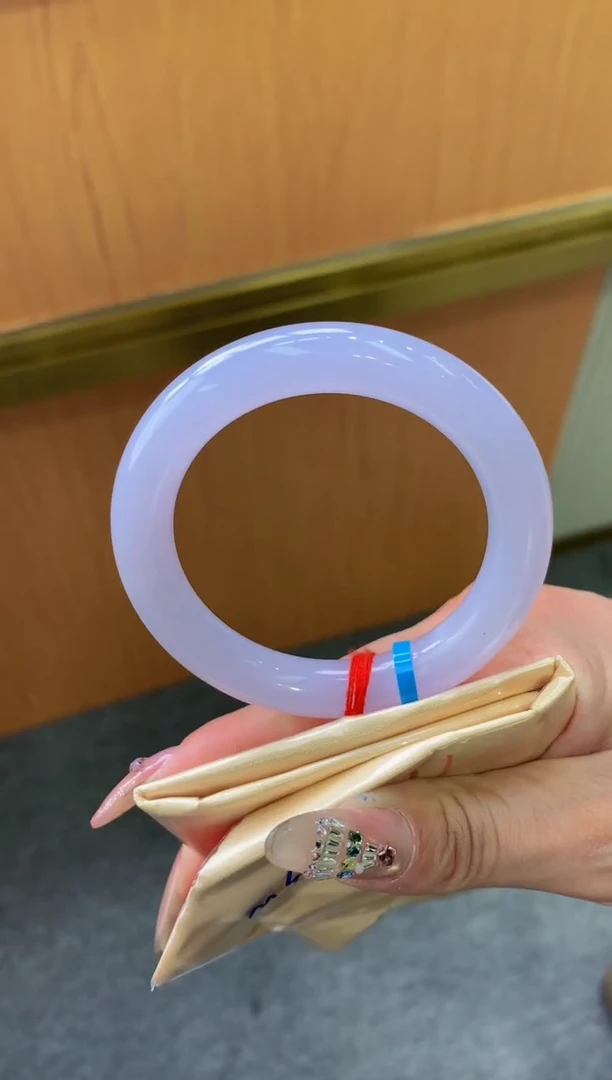 未镶嵌手镯翡翠-F156-圆条51.6