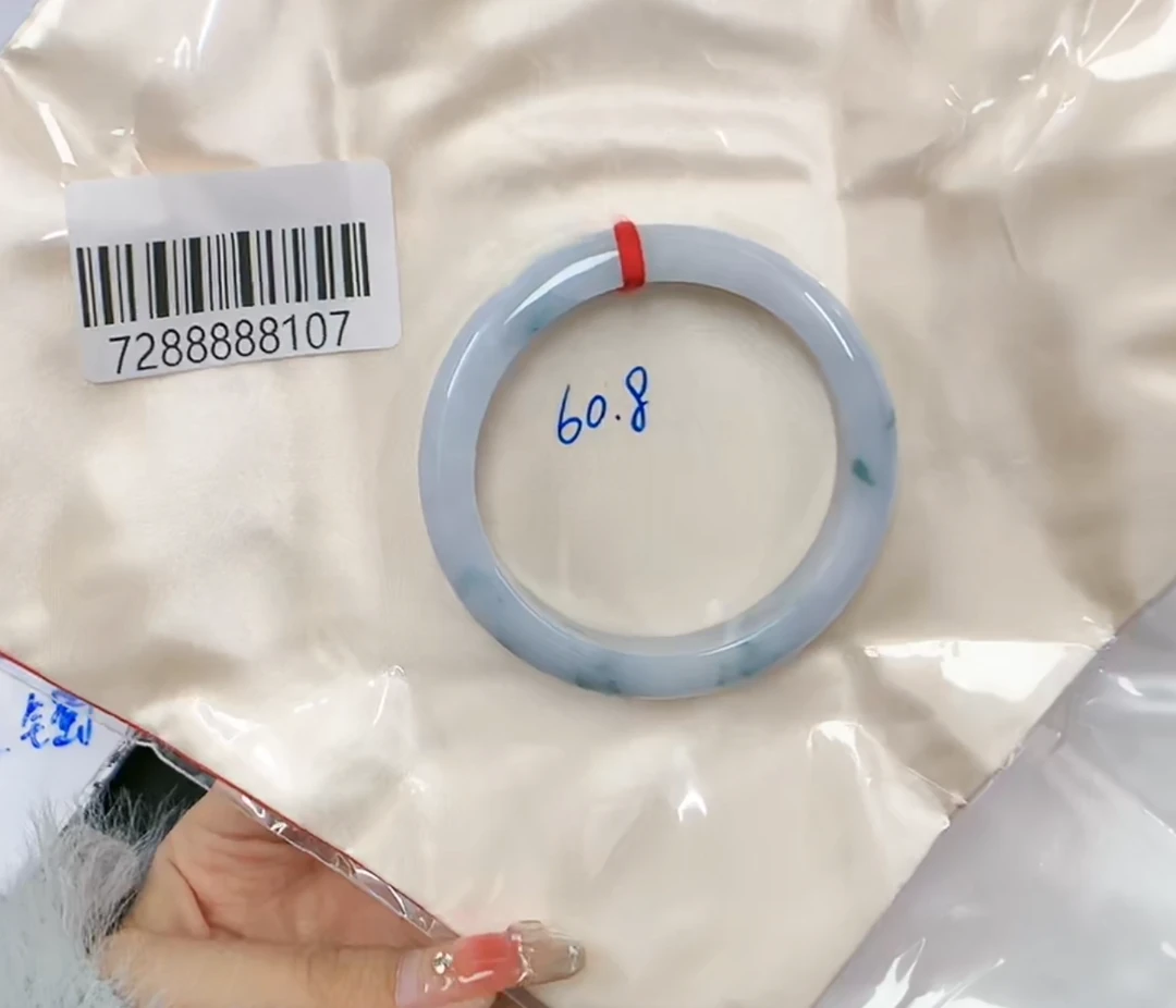 天然缅甸翡翠A货手镯60.8正圈