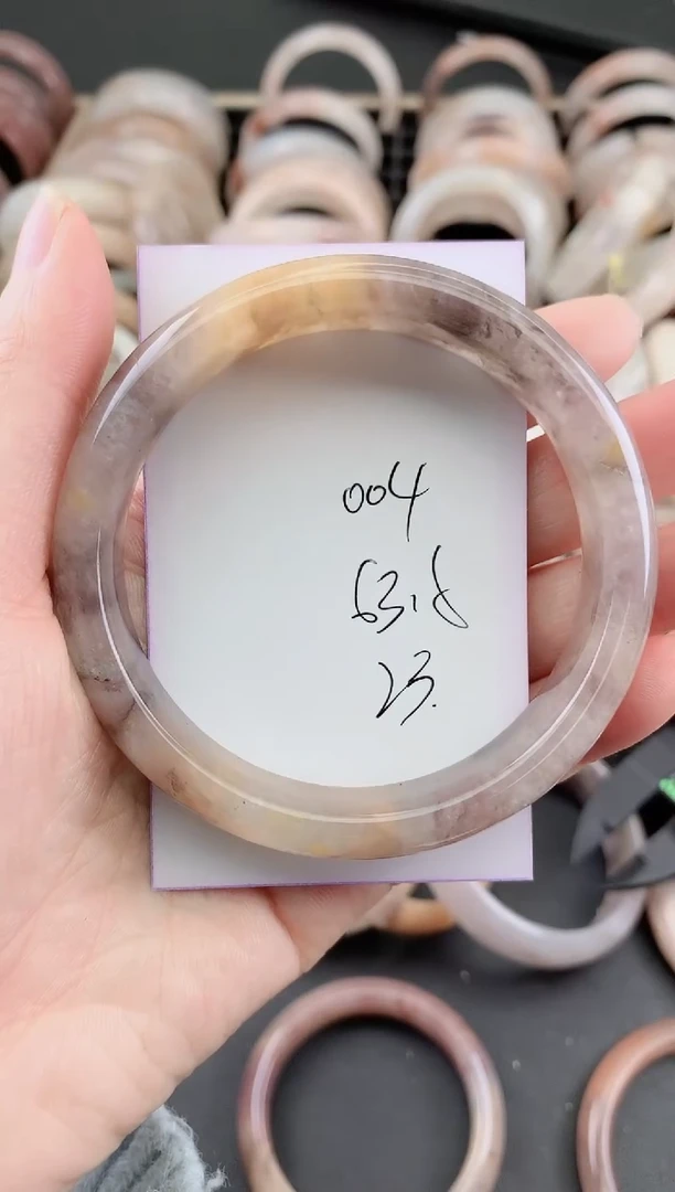 未镶嵌手镯石英质玉（金丝玉）004