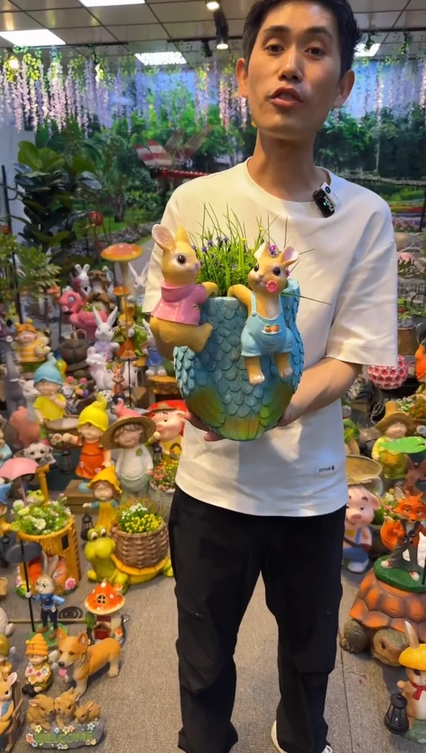 无花朵花园庭院摆件&00&