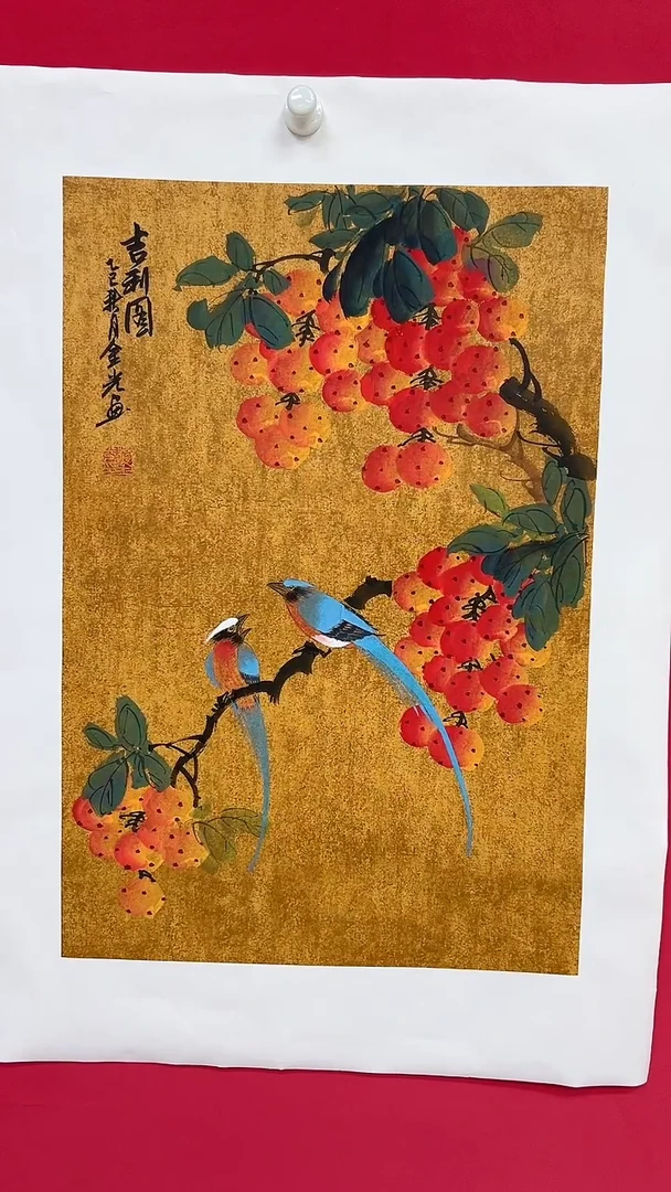 国画杨金光/花鸟/宣纸/国画