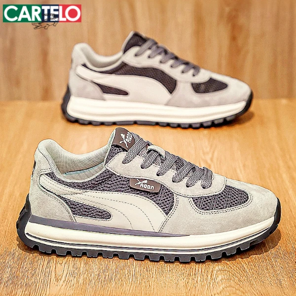 卡帝乐鳄鱼男鞋阿甘鞋秋季透气轻便百搭青年休闲鞋子男士百搭板鞋