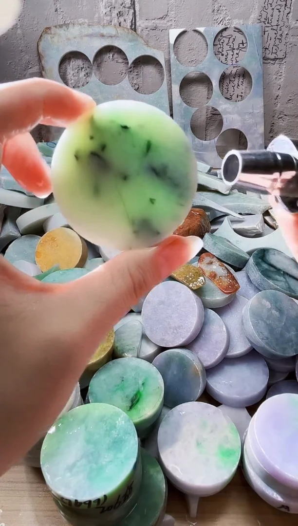 裸石翡翠天然翡翠A货362