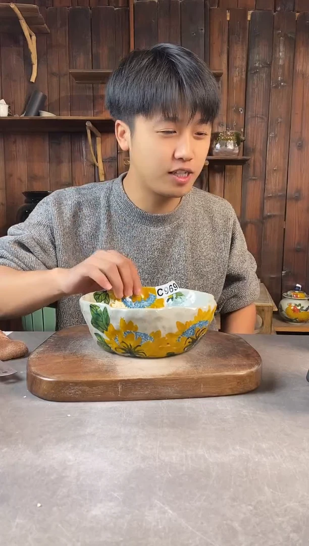 碗969，手工手绘，超值陶瓷