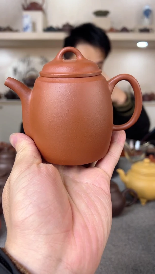 【闪购商品】紫砂茶壶古秦权 清水泥 半手工