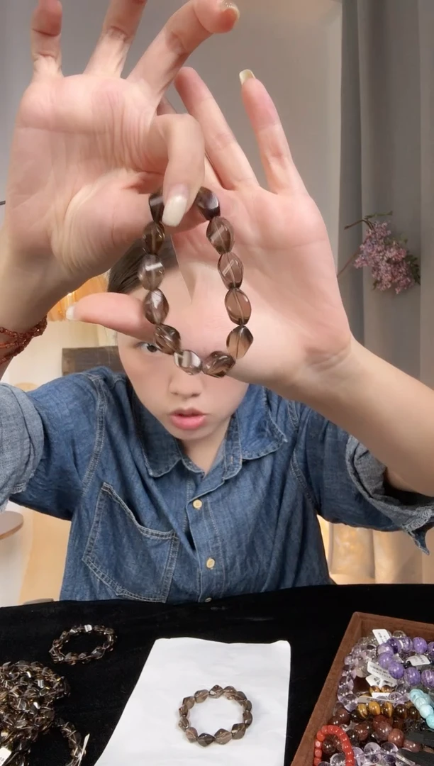 未镶嵌手串水晶茶晶s手串
