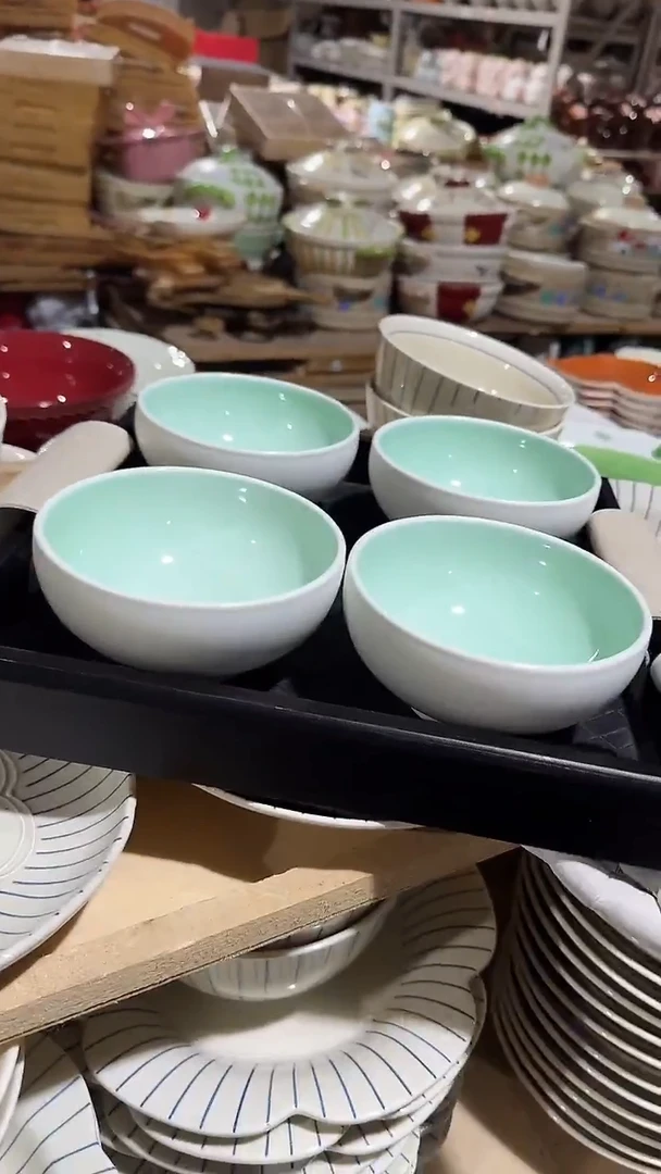 陶瓷4个钵钵米饭碗微瑕 凑满20元包邮